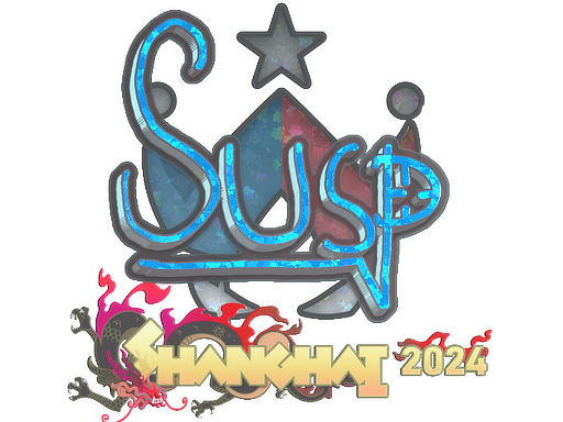 Sticker | susp (Glitter) | Shanghai 2024
