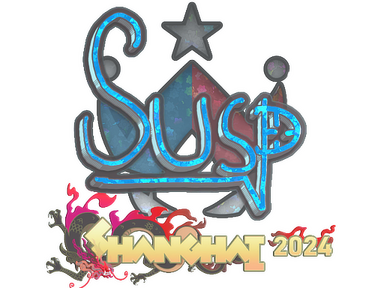 Sticker | susp (Glitter) | Shanghai 2024