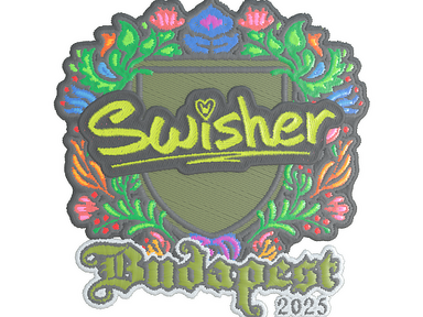 Sticker | Swisher (Embroidered) | Budapest 2025