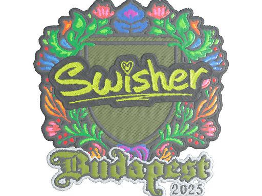 Sticker | Swisher (Embroidered) | Budapest 2025
