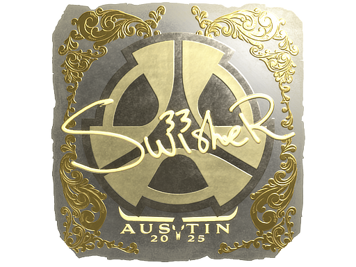 Sticker | Swisher (Gold) | Austin 2025