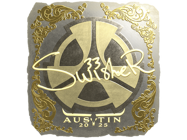 Sticker | Swisher (Gold) | Austin 2025