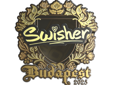 Sticker | Swisher (Gold) | Budapest 2025