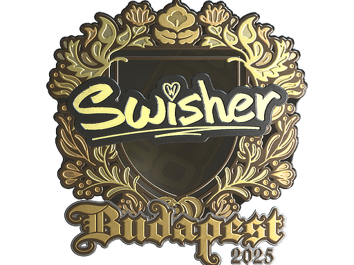 Sticker | Swisher (Gold) | Budapest 2025