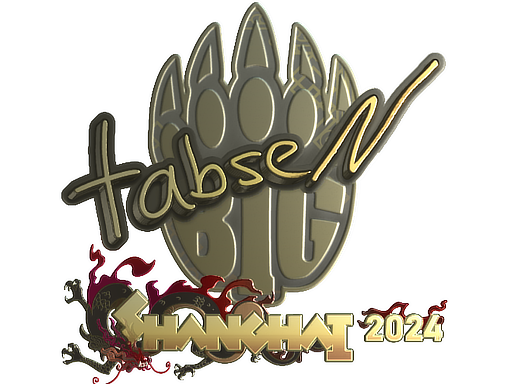 Sticker | tabseN (Gold) | Shanghai 2024