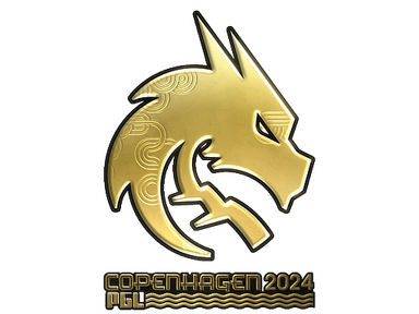 Sticker | Team Spirit (Gold) | Copenhagen 2024