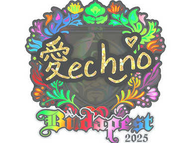 Sticker | Techno4K (Holo) | Budapest 2025