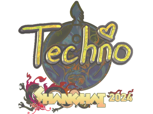 Sticker | Techno4K (Holo) | Shanghai 2024