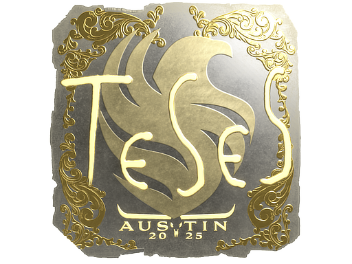 Sticker | TeSeS (Gold) | Austin 2025
