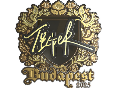 Sticker | Tiger (Gold) | Budapest 2025