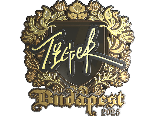 Sticker | Tiger (Gold) | Budapest 2025