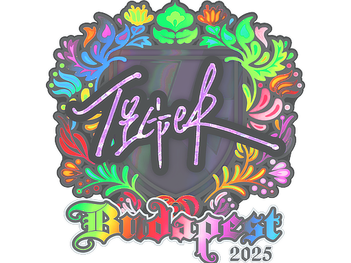 Sticker | Tiger (Holo) | Budapest 2025