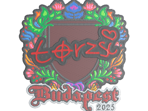 Sticker | torzsi (Embroidered) | Budapest 2025