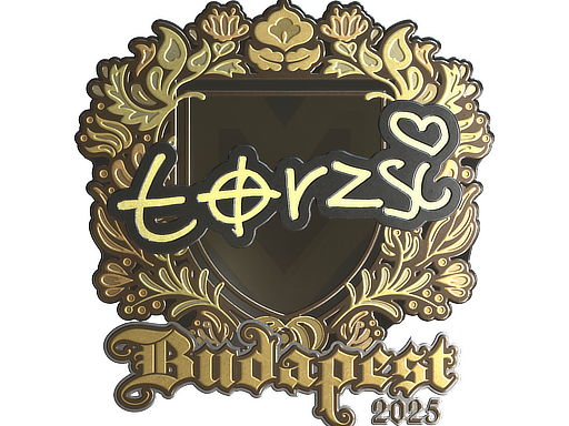 Sticker | torzsi (Gold) | Budapest 2025