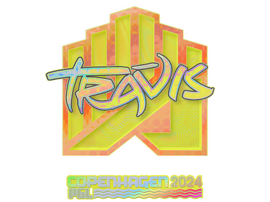 Sticker | TRAVIS (Holo) | Copenhagen 2024