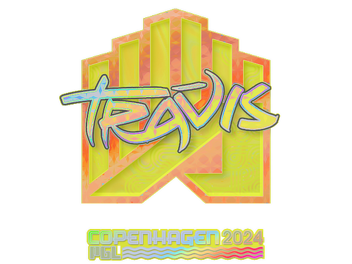 Sticker | TRAVIS (Holo) | Copenhagen 2024