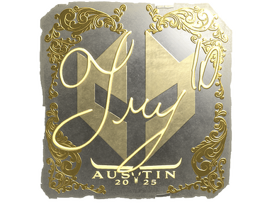 Sticker | TRY (Gold) | Austin 2025