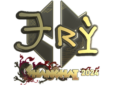 Sticker | TRY (Gold) | Shanghai 2024