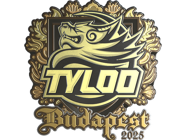 Sticker | TYLOO (Gold) | Budapest 2025