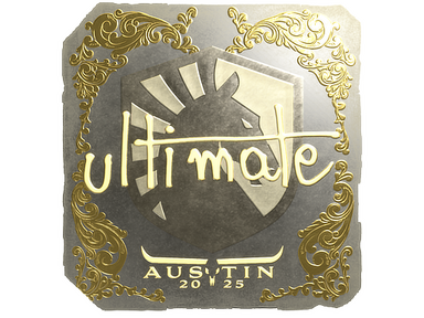 Sticker | ultimate (Gold) | Austin 2025