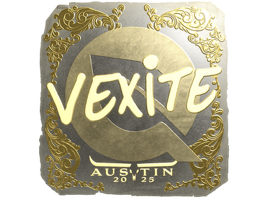 Sticker | vexite (Gold) | Austin 2025