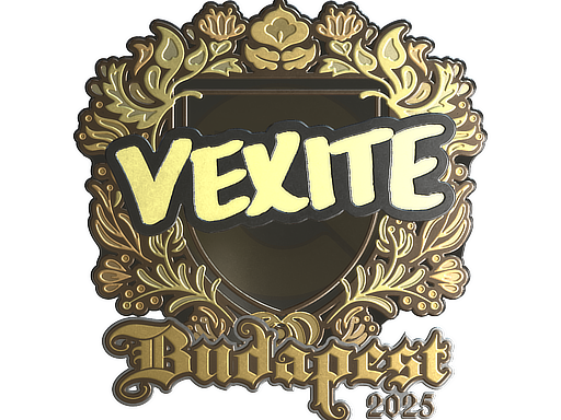 Sticker | vexite (Gold) | Budapest 2025