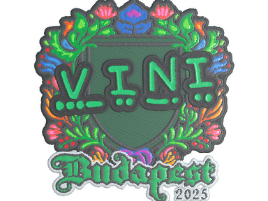 Sticker | VINI (Embroidered) | Budapest 2025