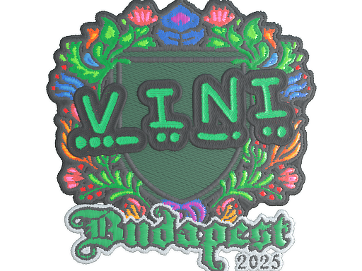 Sticker | VINI (Embroidered) | Budapest 2025