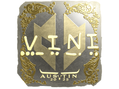 Sticker | VINI (Gold) | Austin 2025