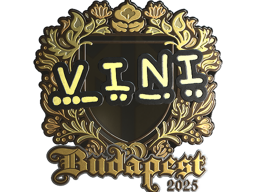 Sticker | VINI (Gold) | Budapest 2025