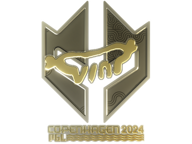 Sticker | VINI (Gold) | Copenhagen 2024