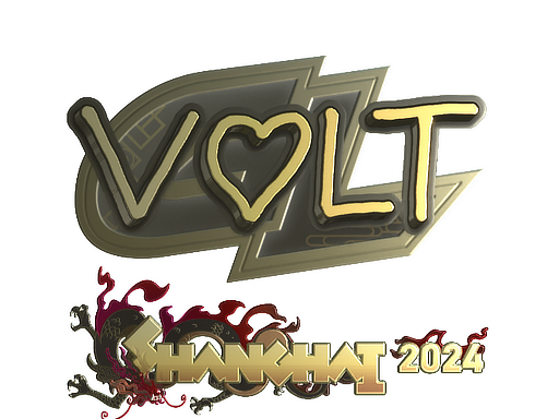 Sticker | volt (Gold) | Shanghai 2024