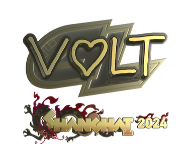 Sticker | volt (Gold) | Shanghai 2024