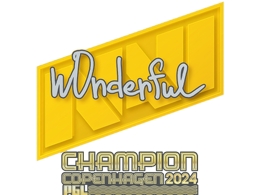Sticker | w0nderful (Champion) | Copenhagen 2024