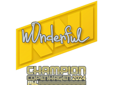 Sticker | w0nderful (Champion) | Copenhagen 2024