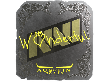 Sticker | w0nderful (Foil) | Austin 2025