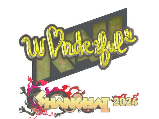 Sticker | w0nderful (Glitter) | Shanghai 2024