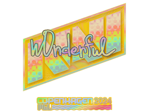 Sticker | w0nderful (Holo) | Copenhagen 2024
