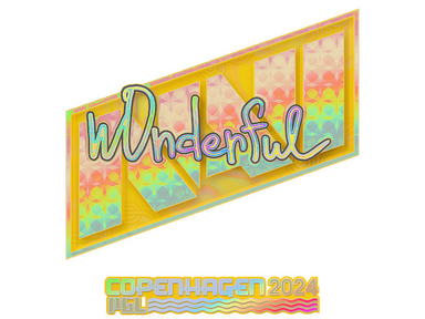 Sticker | w0nderful (Holo) | Copenhagen 2024