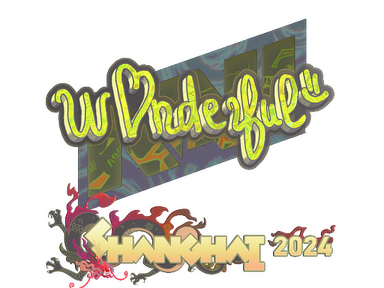 Sticker | w0nderful (Holo) | Shanghai 2024