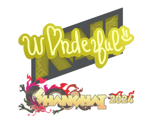 Sticker | w0nderful | Shanghai 2024