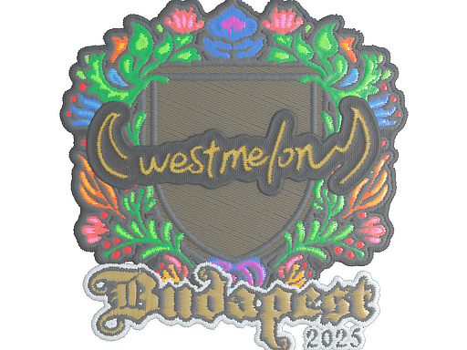 Sticker | westmelon (Embroidered) | Budapest 2025