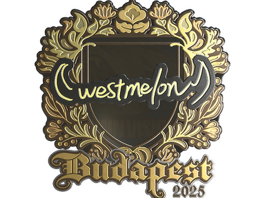 Sticker | westmelon (Gold) | Budapest 2025