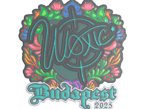 Sticker | woxic (Embroidered) | Budapest 2025