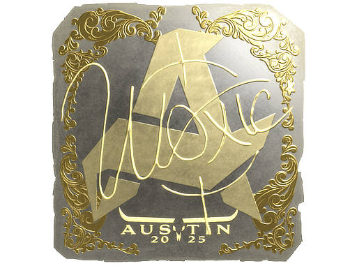 Sticker | woxic (Gold) | Austin 2025