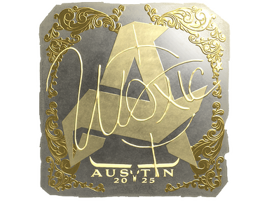 Sticker | woxic (Gold) | Austin 2025