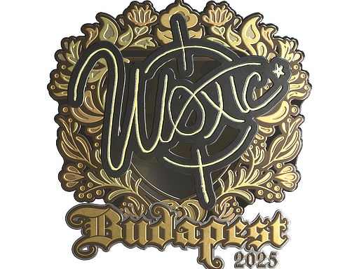 Sticker | woxic (Gold) | Budapest 2025