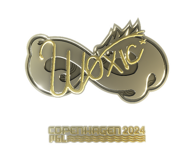 Sticker | woxic (Gold) | Copenhagen 2024