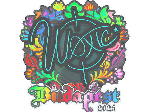Sticker | woxic (Holo) | Budapest 2025