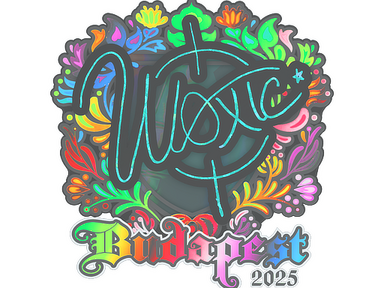 Sticker | woxic (Holo) | Budapest 2025